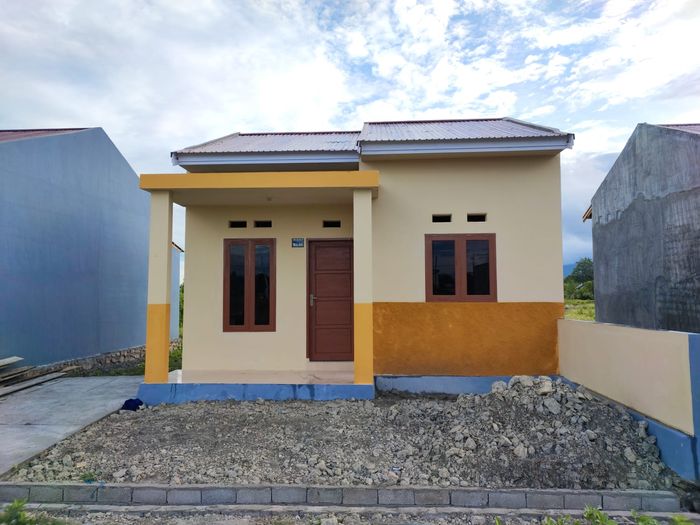 foto tampak rumah tipe 36 perumahan GRP BLOK M