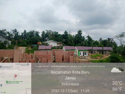 foto posisi tengah perumahan JAVANA GREEN VALLEY