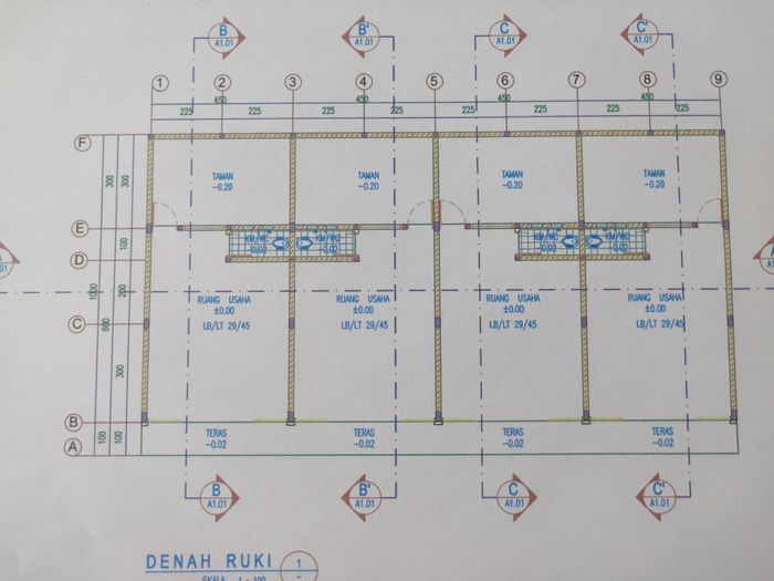 foto denah rumah tipe RUKI perumahan Mutiara Puri Harmoni Extension