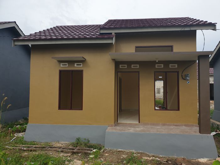 foto tampak rumah tipe 36 perumahan RIVALDI SUKAMAJU RESIDENCE 2