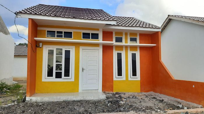 foto tampak rumah tipe 36 perumahan BAMEGA TOWN HOUSE 2