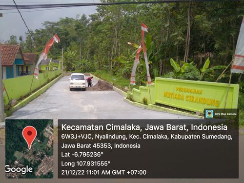 foto gerbang perumahan MUTIARA CIKANDUNG