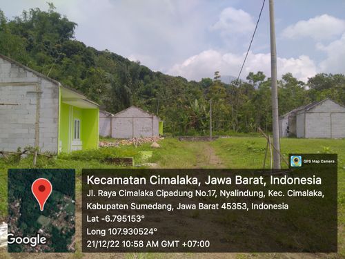 foto posisi tengah perumahan MUTIARA CIKANDUNG