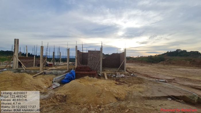 foto tampak rumah tipe 36 perumahan BUMI ANAWAI LAND