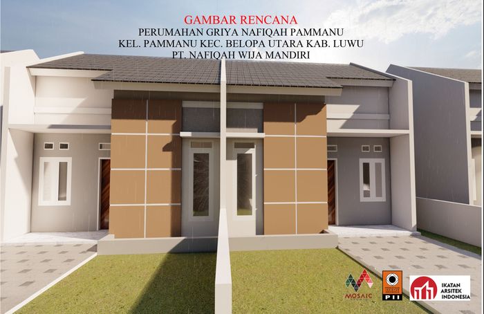 foto tampak rumah tipe 36/91 perumahan GRIYA NAFIQAH PAMMANU