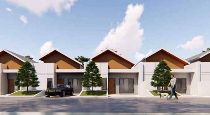 foto tampak rumah tipe Komersil perumahan Perumahan Green Wanakerta