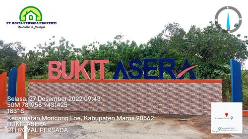 foto gerbang perumahan BUKIT ASERA.