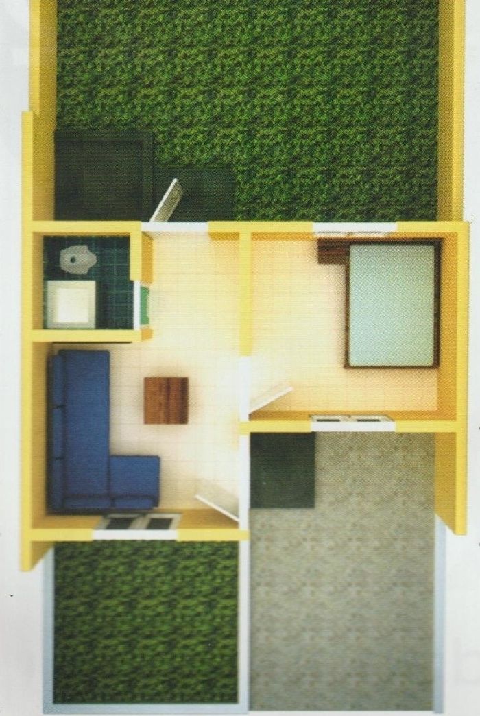 foto denah rumah tipe 22 perumahan GRAND TIGARAKSA RESIDENCE