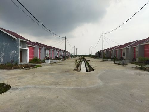 foto posisi tengah perumahan Grand Mutiara Muktiwari Tahap 2