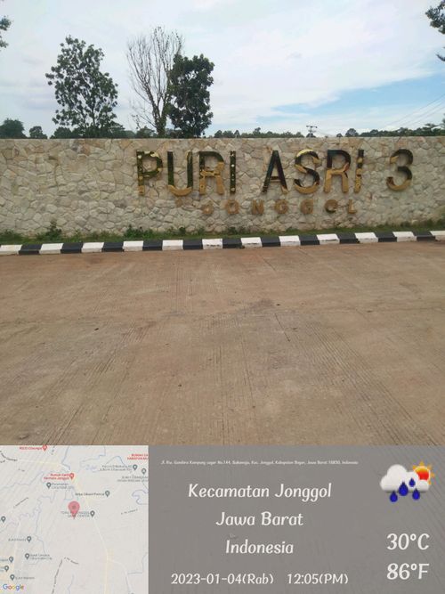 foto gerbang perumahan PERUMAHAN PURI ASRI 3 TAHAP 2
