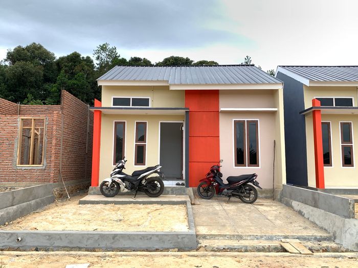 foto tampak rumah tipe 36 perumahan KABA RESIDENCE