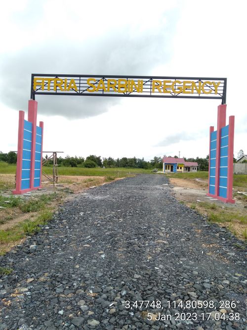 foto gerbang perumahan FITRIA SARBINI REGENCY