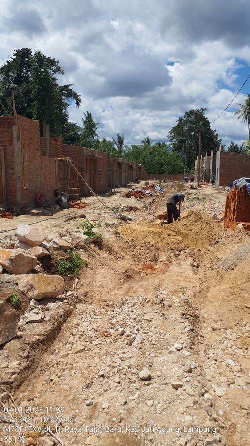 foto posisi tengah perumahan Alam Cinta Residence