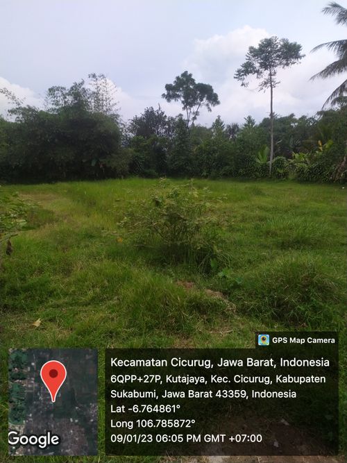 foto posisi tengah perumahan Cluster Tropical Griya Atlantis