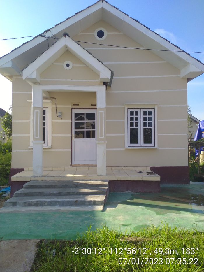 foto tampak rumah tipe 36 perumahan WENGGA BINTANG HAPPY