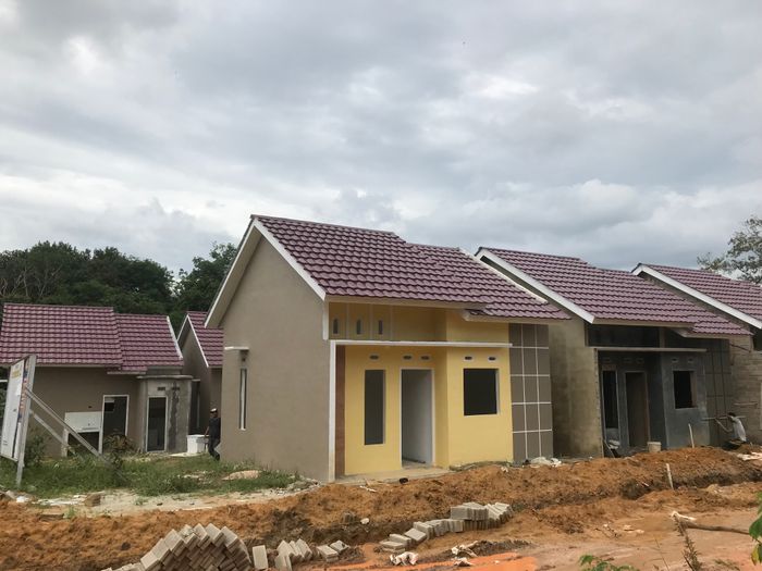 foto tampak rumah tipe Subsidi perumahan Taman jagung residence 15
