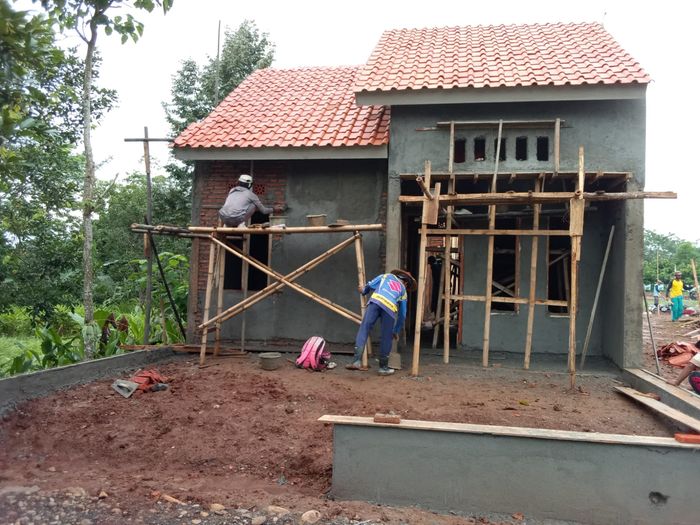 foto tampak rumah tipe 30/60 perumahan Puri Sejahtera Asri 3 Tahap 2