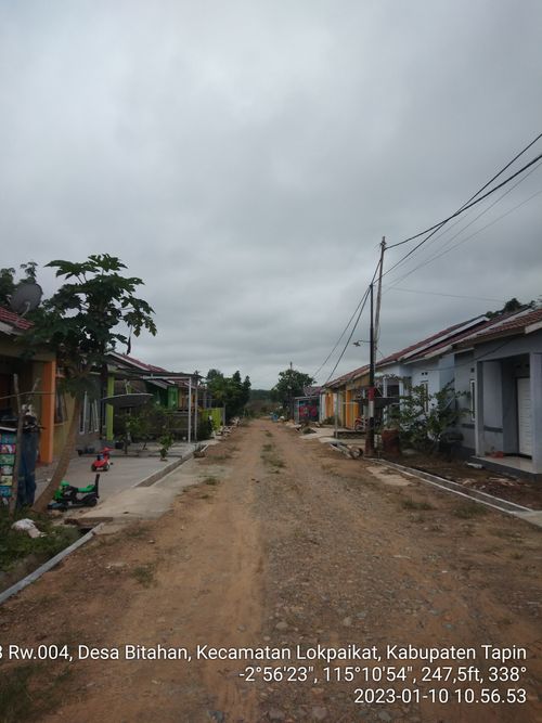 foto posisi tengah perumahan Pondok Bitahan Asri Tahap II