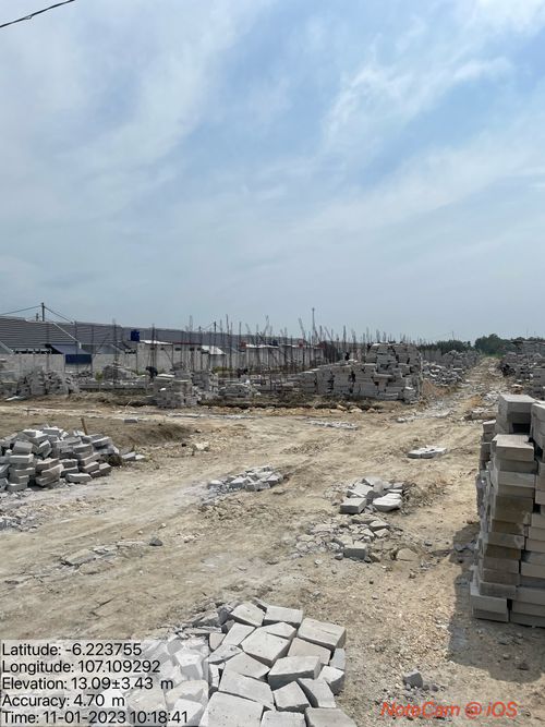 foto posisi tengah perumahan Karnaen residence