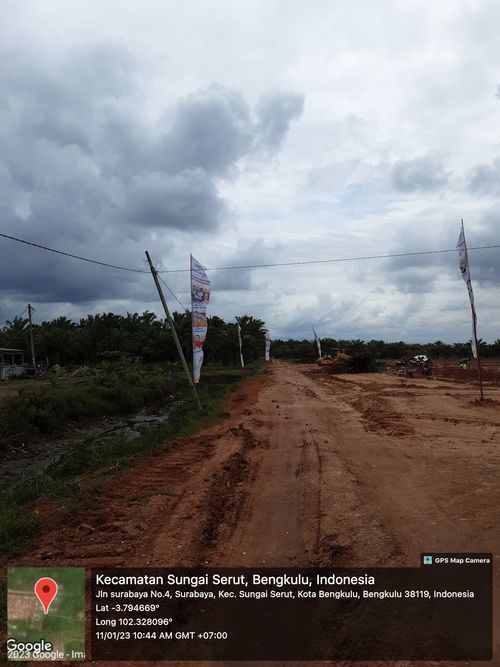 foto posisi tengah perumahan Surabaya permai v tahap II