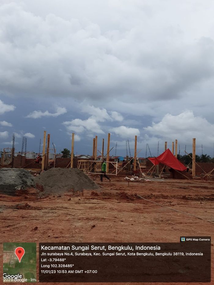 foto tampak rumah tipe 36 perumahan Surabaya permai v tahap II