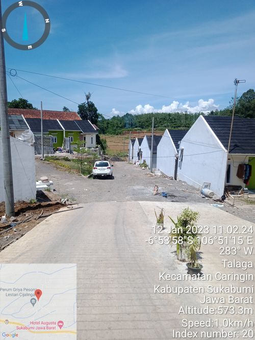 foto posisi tengah perumahan PESONA ALAM CISANDE TAHAP 2