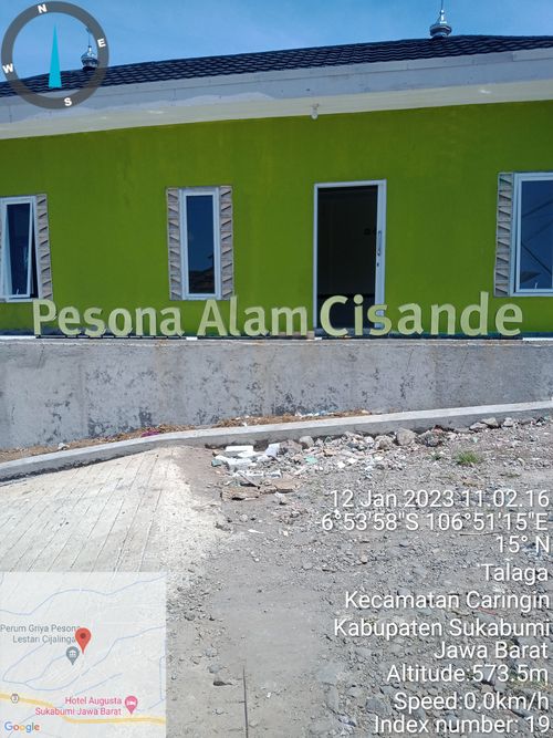 foto gerbang perumahan PESONA ALAM CISANDE TAHAP 2