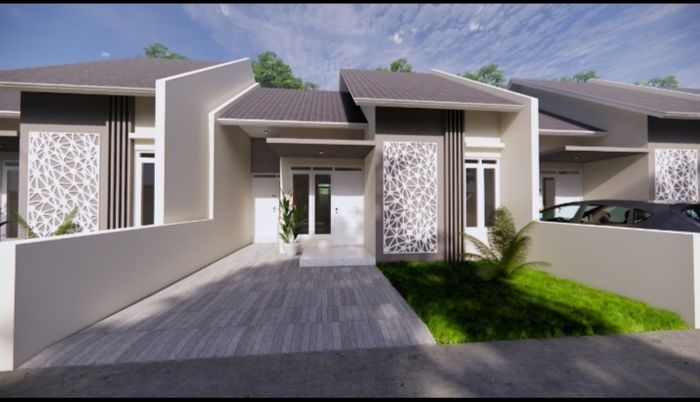 foto tampak rumah tipe 42 Komersil perumahan Griya Limpato Hill