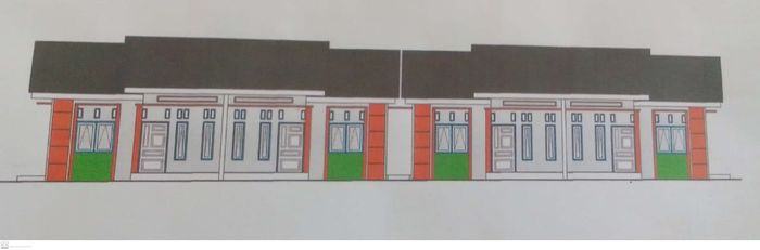 foto tampak rumah tipe Siagian agro permai VIII perumahan Siagian Agro Permai VIII