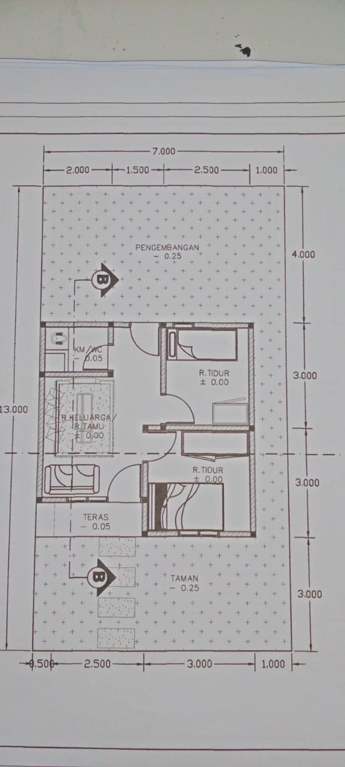 foto denah rumah tipe 36 perumahan Pudissuma residence