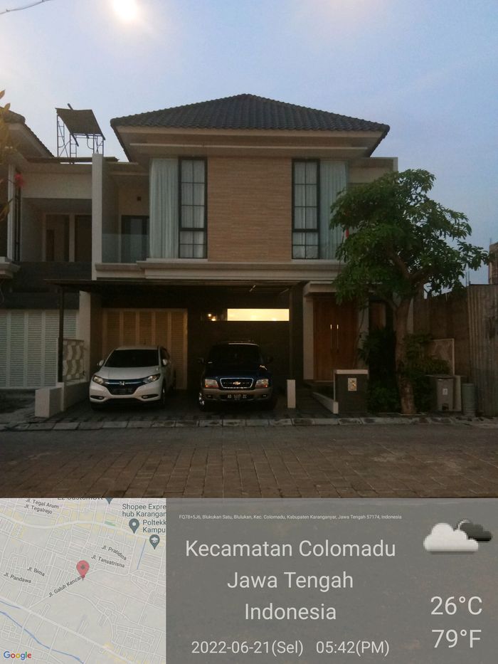 foto tampak rumah tipe syailendra perumahan PERUMAHAN PERMATA VILLAGE SYAILENDRA
