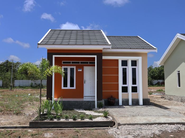 foto tampak rumah tipe 36 perumahan Griya Utama Raya 4