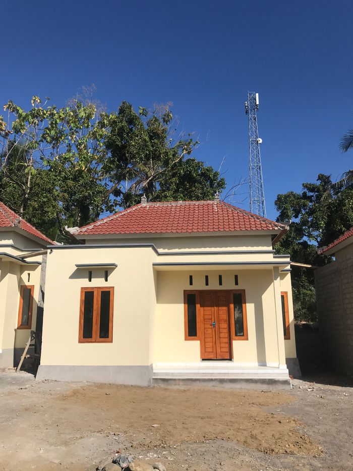 foto tampak rumah tipe 32 / 70 perumahan SUWUG PERMAI RESIDENCE