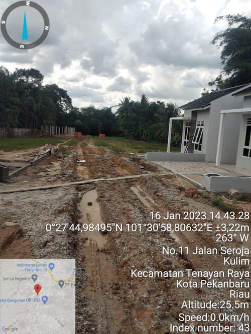 foto posisi tengah perumahan WAHANA MANDIRI 6