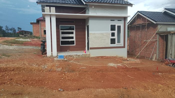 foto tampak rumah tipe 36 perumahan Gunung Kembang Asri Indah II