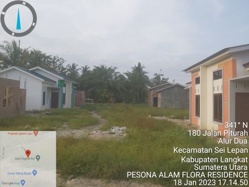foto gerbang perumahan PESONA ALAM FLORA RESIDENCE