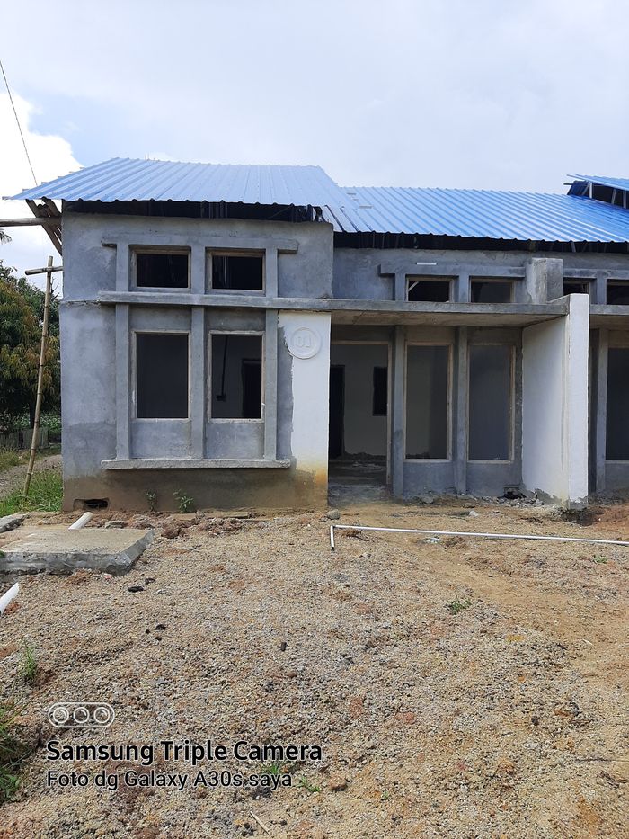 foto tampak rumah tipe 36 perumahan HASANAH RESIDENCE