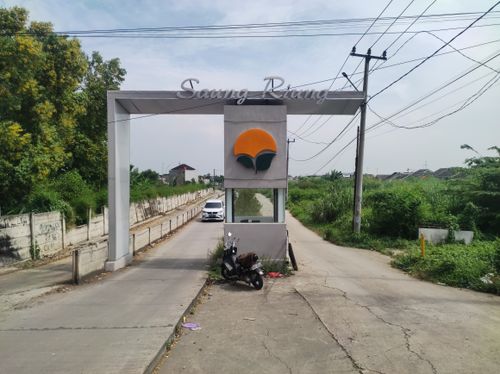 foto gerbang perumahan Saung Riung