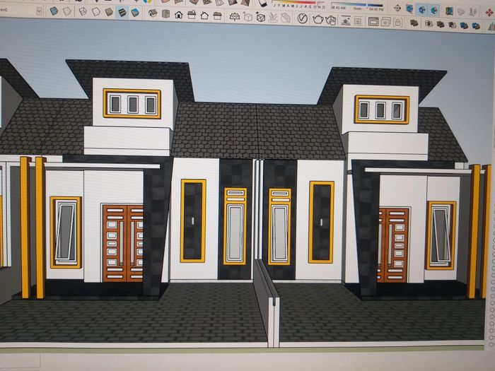 foto tampak rumah tipe 36 plus perumahan CEMERLANG ASRI 11