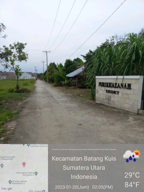 foto gerbang perumahan PURI KHAZANAH REGENCY TAHAP 2
