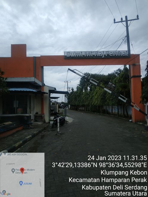 foto gerbang perumahan BUMI MIRAJ PERMAI CC