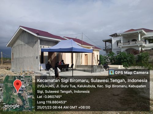 foto posisi tengah perumahan Ukhuwah Land Kalukubula