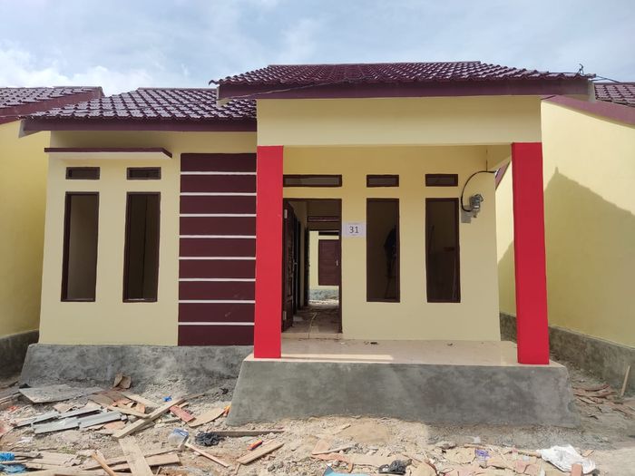 foto tampak rumah tipe BERLIAN PERMAI RESIDENCE (BPR) 7 perumahan BERLIAN PERMAI RESIDENCE (BPR.8)