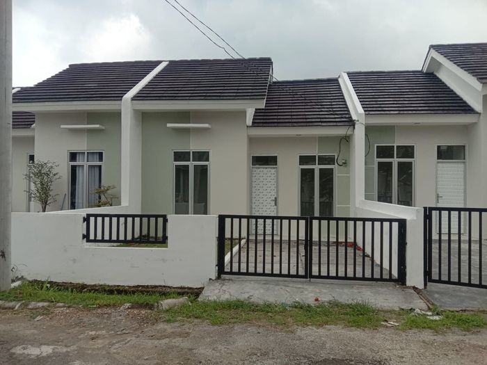 foto tampak rumah tipe 36 perumahan BOJONG MENTENG RESIDENCE