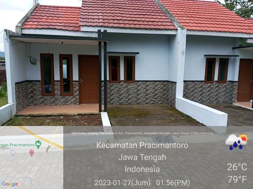 foto contoh rumah perumahan Griya Intan