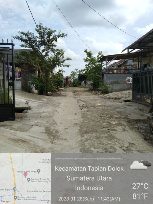 foto gerbang perumahan PESONA IDAMAN RAYA