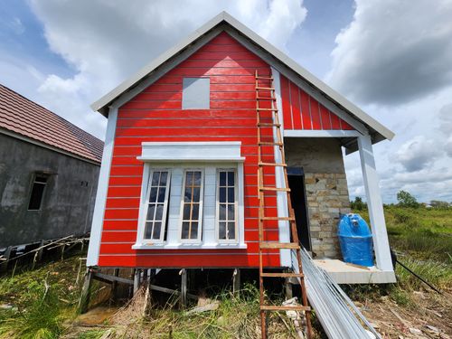 foto contoh rumah perumahan Hanum Regency