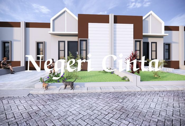 foto tampak rumah tipe 36/72 perumahan Alam Cinta Residence