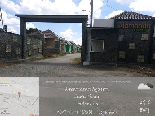 foto gerbang perumahan ALAMANDA RESIDENCE
