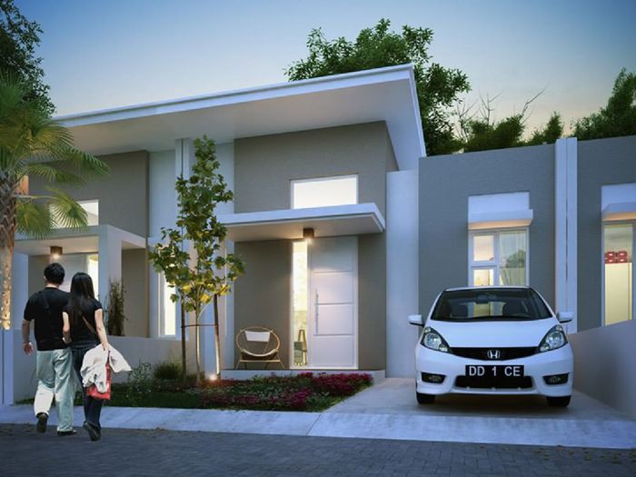 foto tampak rumah tipe 36/72 perumahan BUMI PABETA REGENCY